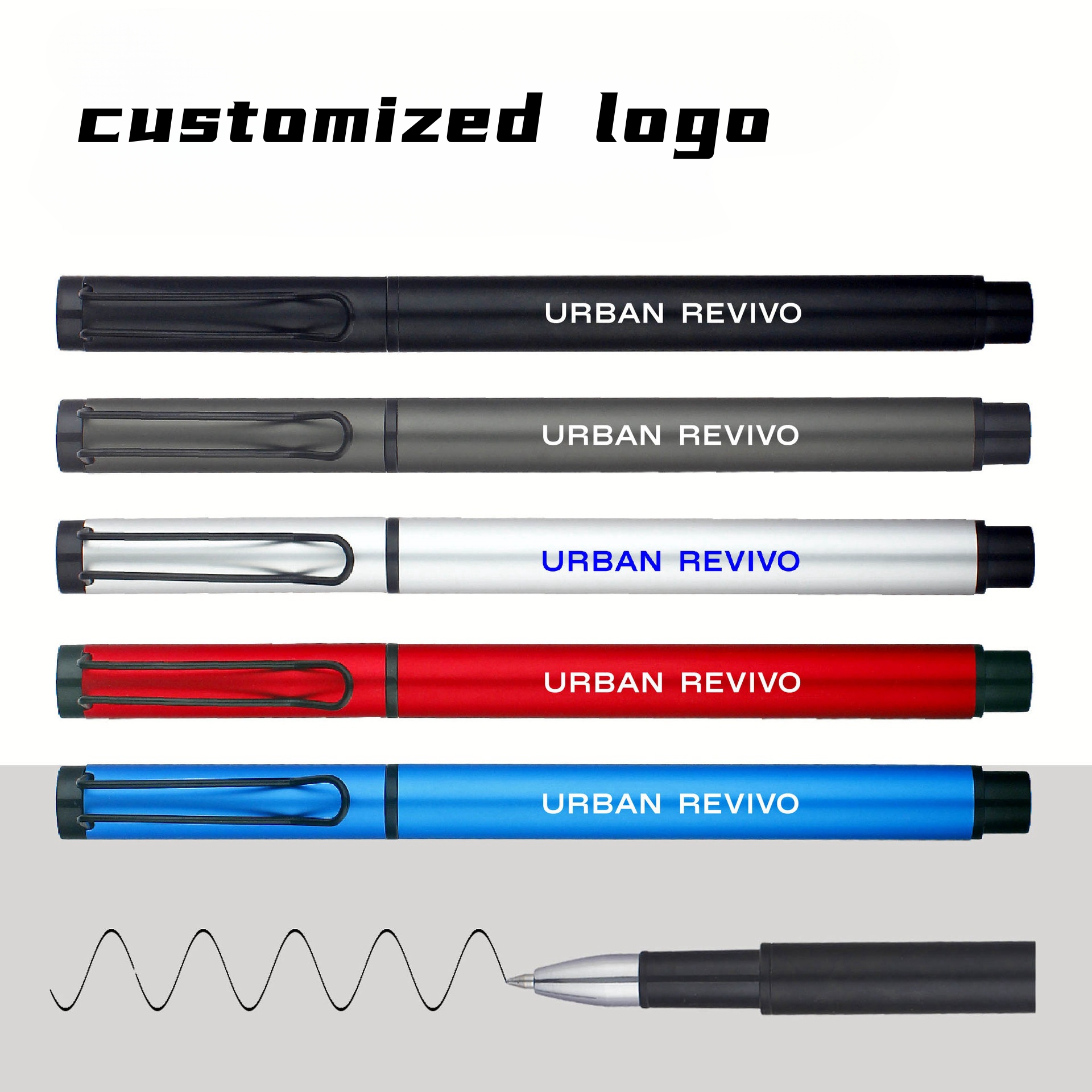 Gift Promotional metal Ballpoint Pens with Custom Logo for Sublimation