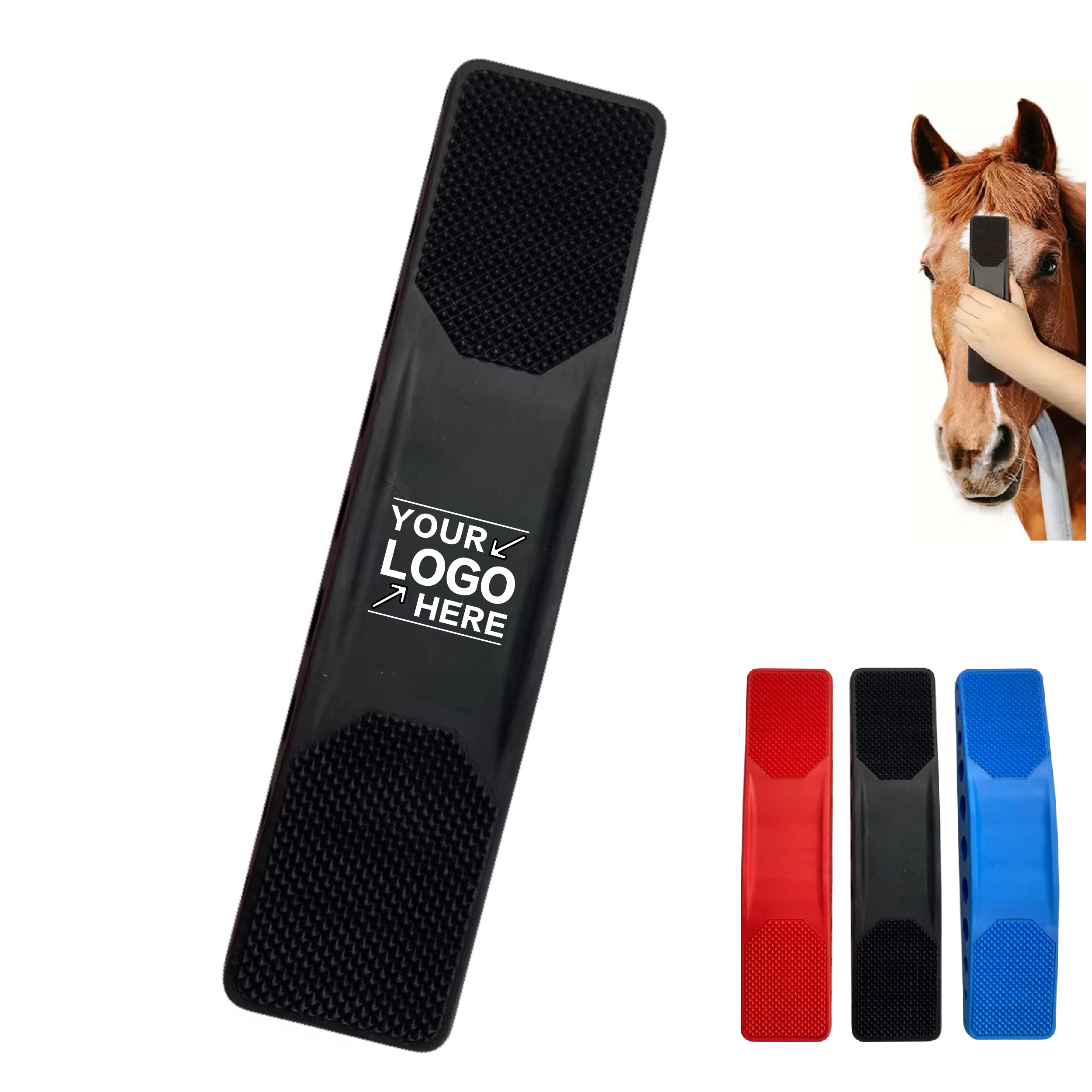 6 in 1 Horse Grooming Brush for Gentle and Effective Care