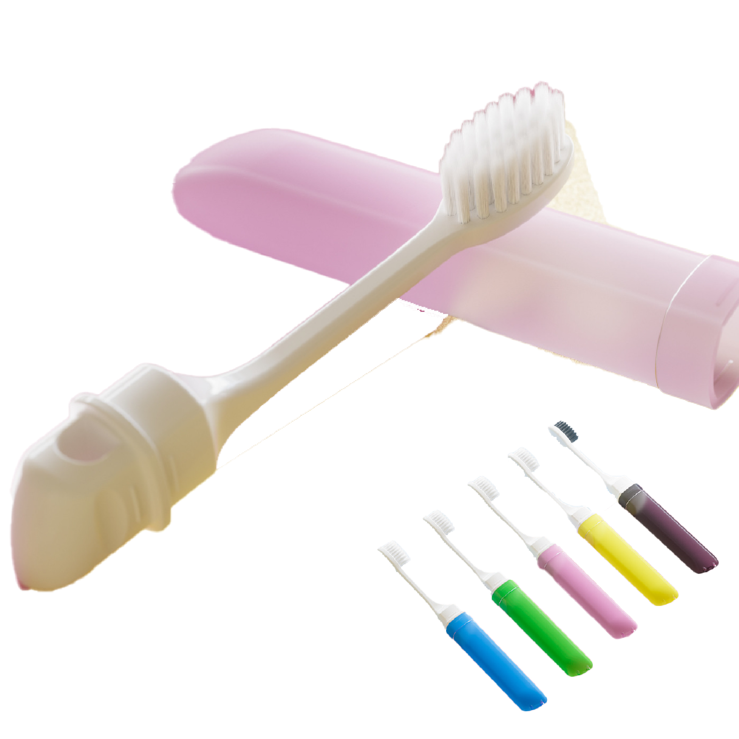 Foldable Travel Toothbrush for Easy and Compact Oral Care