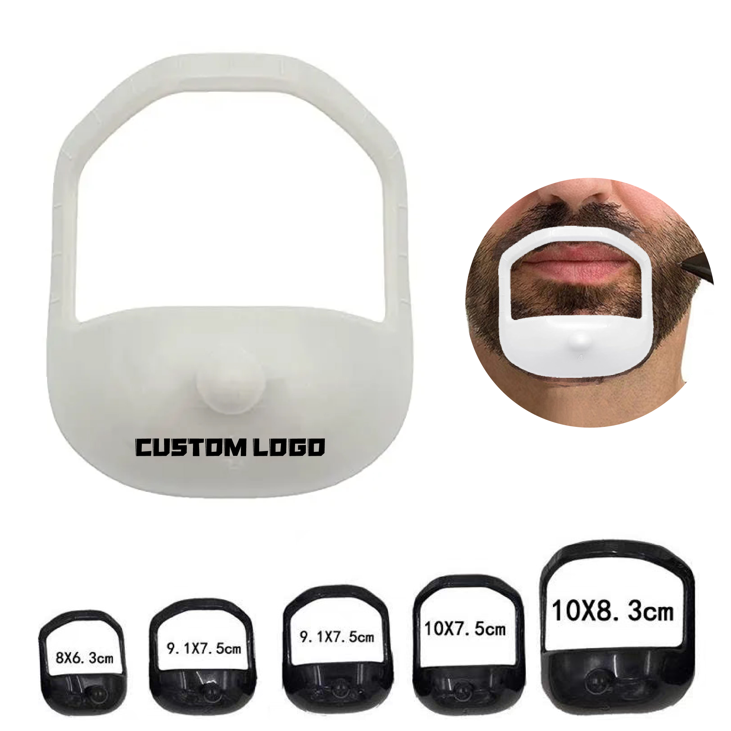 5 Pcs Goatee Beard Shaper Set for Precise and Easy Trimming