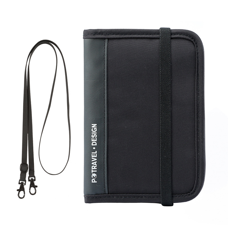 Compact RFID-Blocking Travel Passport Holder and Organize