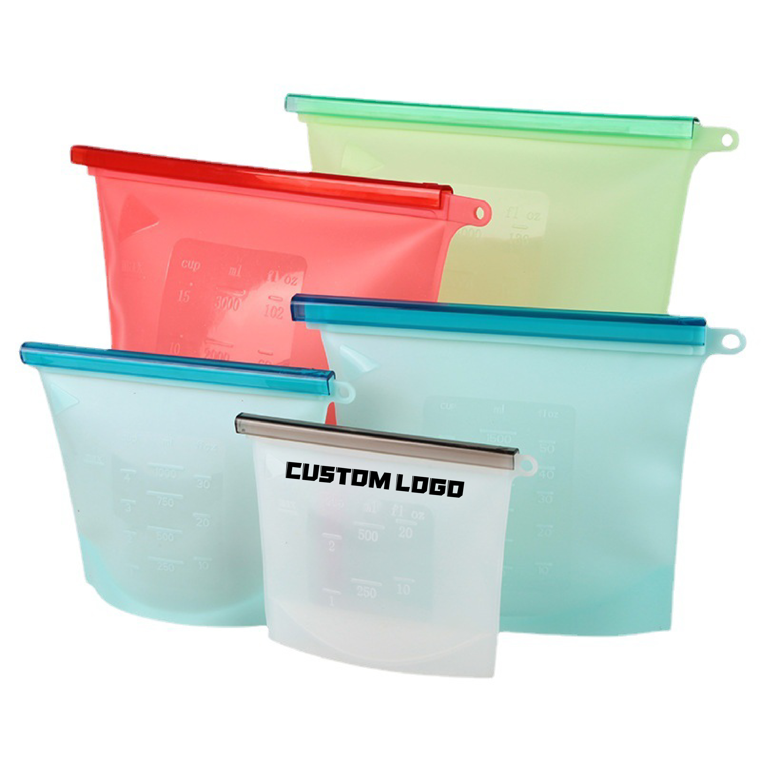 Reusable Silicone Food Storage Bags for Freshness and Conven