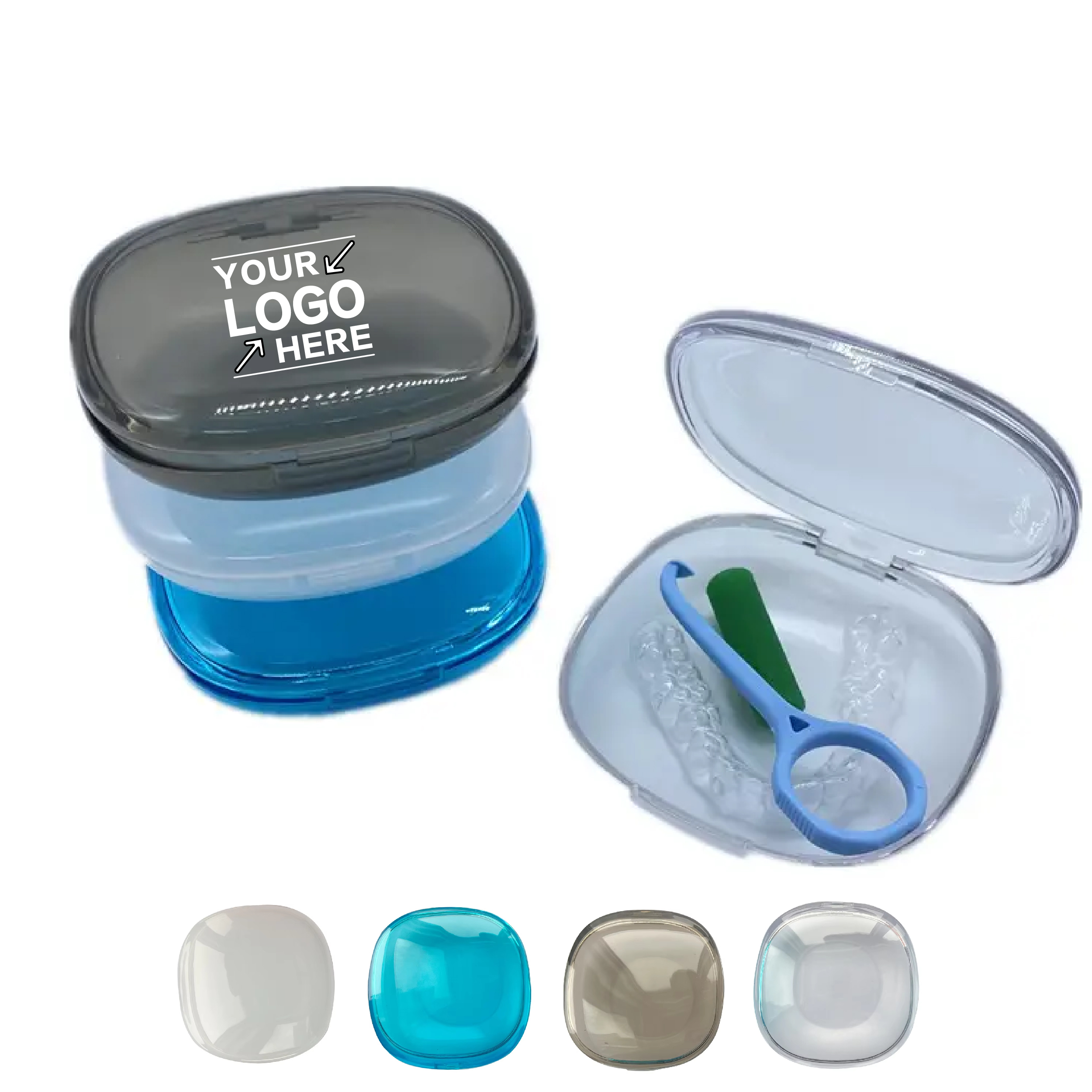 Compact Portable Dental Floss Storage Case for Travel