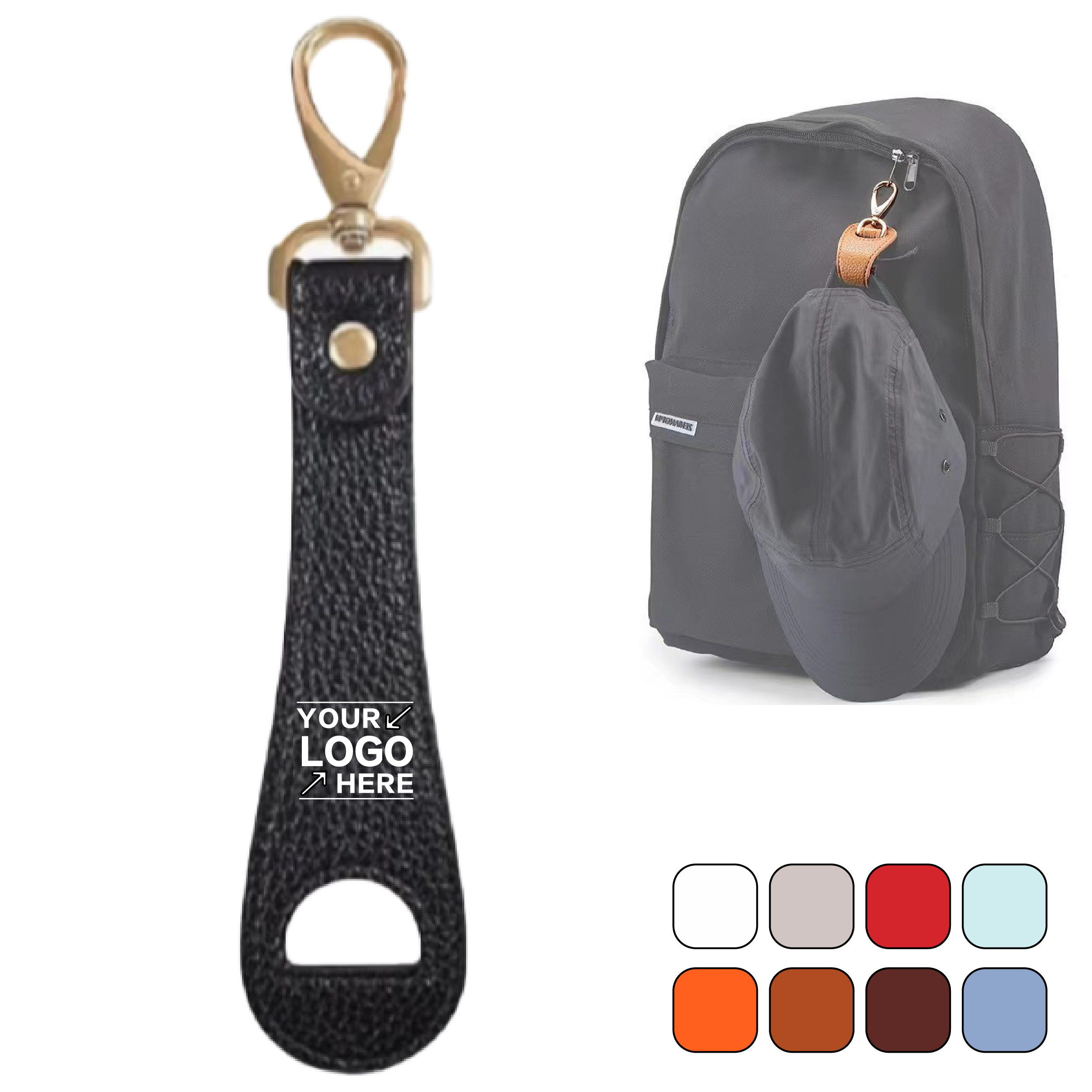 Portable Hat Clip Holder for Backpacks and Bags 