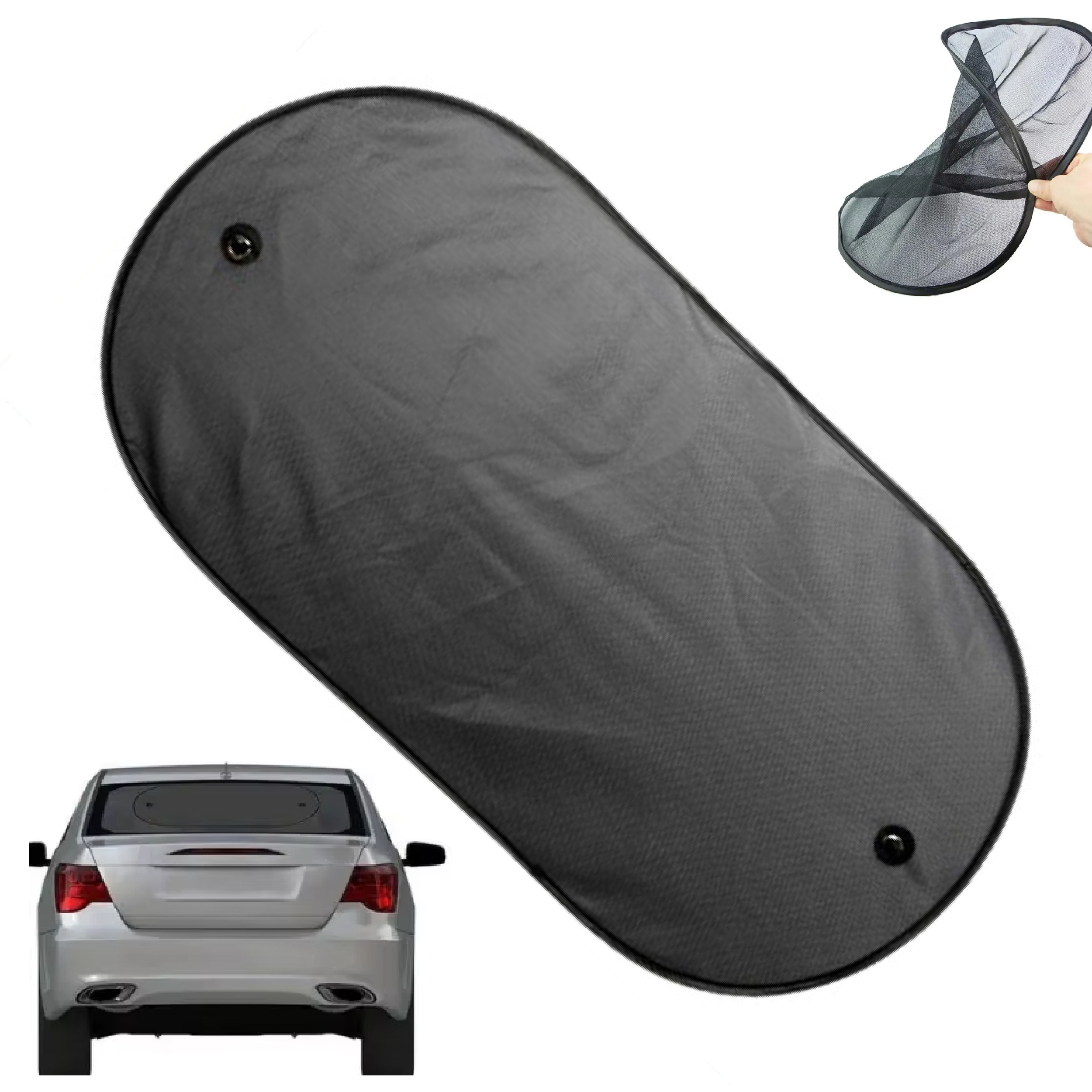 Car Mesh Rear Window Sun Shade - UV Protection