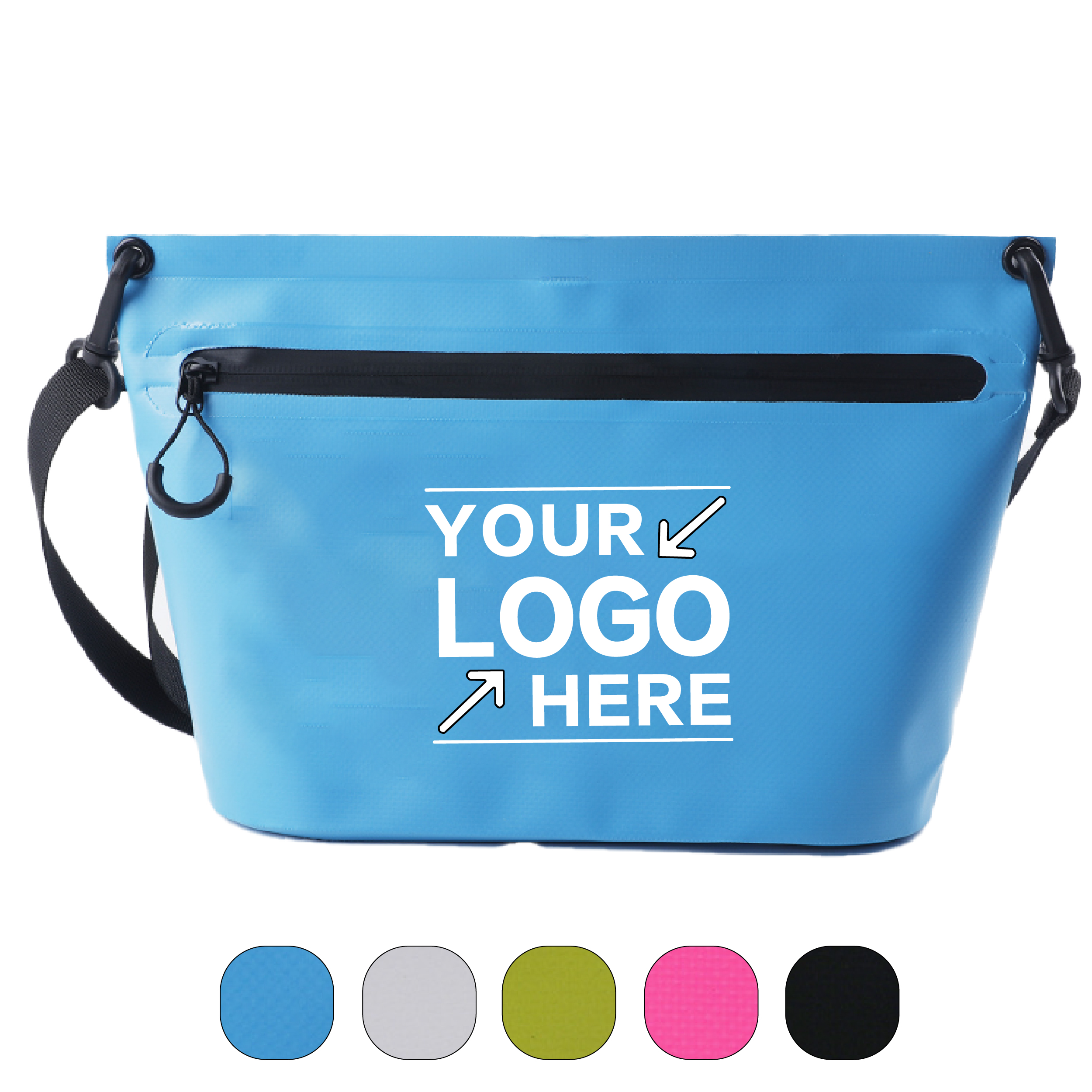 Waterproof Crossbody Bag Dry Sack for Outdoor and Beach Use 