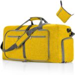Large Waterproof Travel Duffel Bag with Shoe Compartment