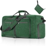 Large Waterproof Travel Duffel Bag with Shoe Compartment
