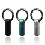 Mini Keychain Pill Container – Waterproof Metal Storage Case