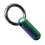 Mini Keychain Pill Container – Waterproof Metal Storage Case