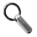 Mini Keychain Pill Container – Waterproof Metal Storage Case
