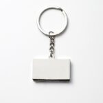 Fun Mini Metal Laptop-Shaped Keychain Unique Tech Accessory