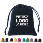 Custom Velvet Drawstring Gift Bag with Logo Printing