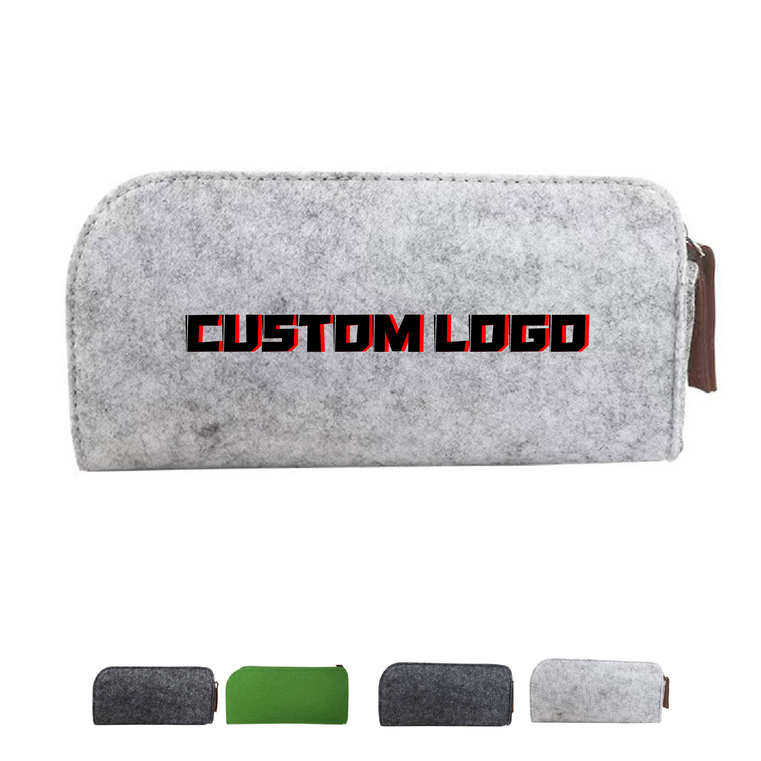 Felt Pencil Case – Custom Logo Zipper Pouch