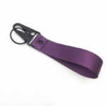 Heavy Duty Nylon Key Ring Strap Colorful Carabiner Clip