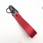 Heavy Duty Nylon Key Ring Strap Colorful Carabiner Clip