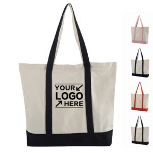 Heavy Duty Canvas Tote Bag Custom Logo Shopping