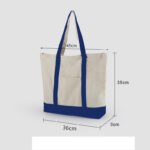 Heavy Duty Canvas Tote Bag Custom Logo Shopping