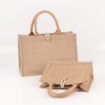 Natural Jute Shopping Bag Eco Friendly Tote
