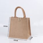 Natural Jute Shopping Bag Eco Friendly Tote