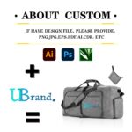 Large Waterproof Travel Duffel Bag with Shoe Compartment