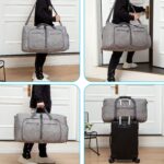 Large Waterproof Travel Duffel Bag with Shoe Compartment