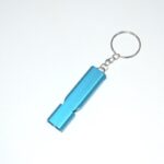 Aluminum Emergency Whistle Keychain with Ring