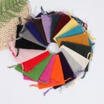 Custom Velvet Drawstring Gift Bag with Logo Printing