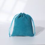 Custom Velvet Drawstring Gift Bag with Logo Printing