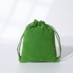 Custom Velvet Drawstring Gift Bag with Logo Printing