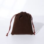 Custom Velvet Drawstring Gift Bag with Logo Printing