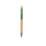 Eco-Friendly Bamboo Pens with Colored Clips for Writing