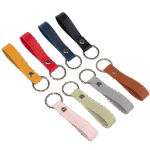Colorful Leather Keychain – Stylish and Durable Key