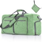 Large Waterproof Travel Duffel Bag with Shoe Compartment