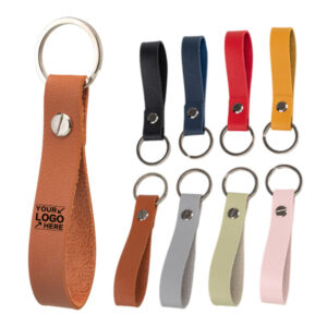 Colorful Leather Keychain - Stylish and Durable Key