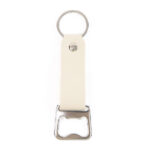 Personalized Leather Bottle Opener Keychain – Custom