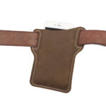 Genuine Leather Phone Holster – Handcrafted Belt Loop Case