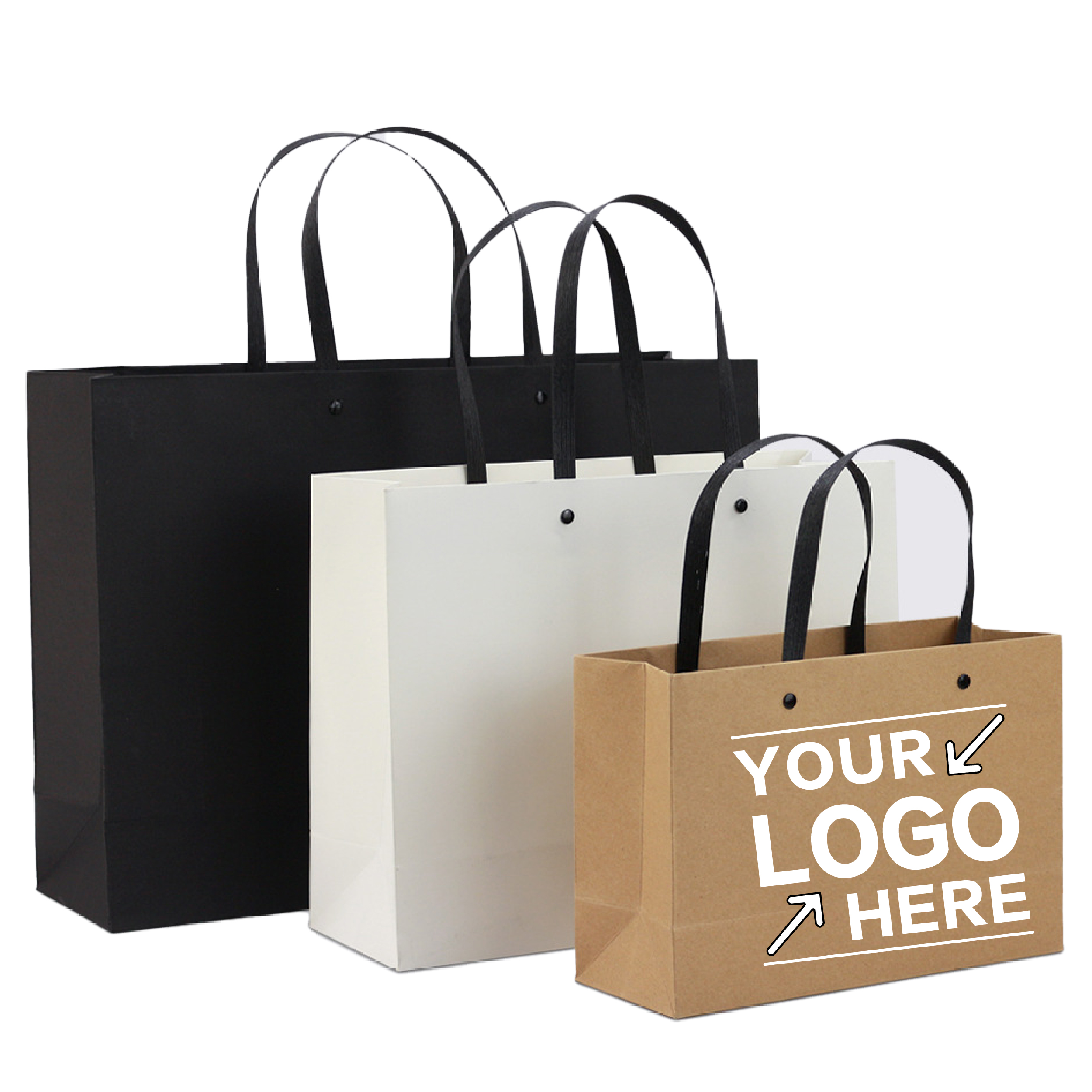 Premium Gift Shopping Carrier Set – Elegant Paper Bags
