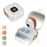 Portable Mini Travel Jewelry Organizer Box with Mirror