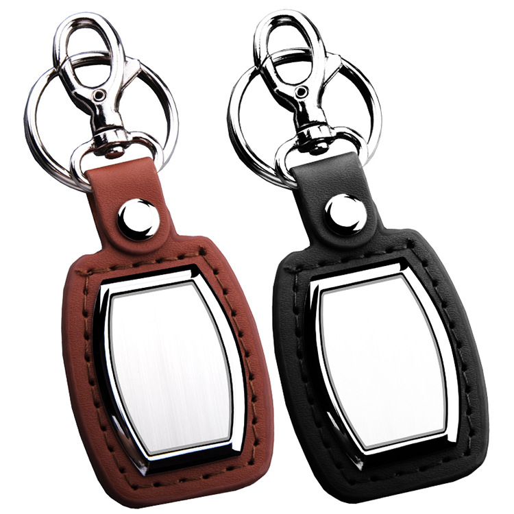 Promo Personalized Leather Keychain for Gifts